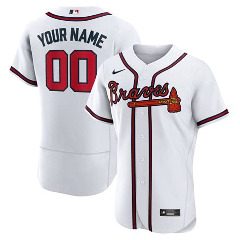 men's atlanta braves nike white home replica custom jersey|Men’s Atlanta Braves Nike White Home Replica Custom Jersey.